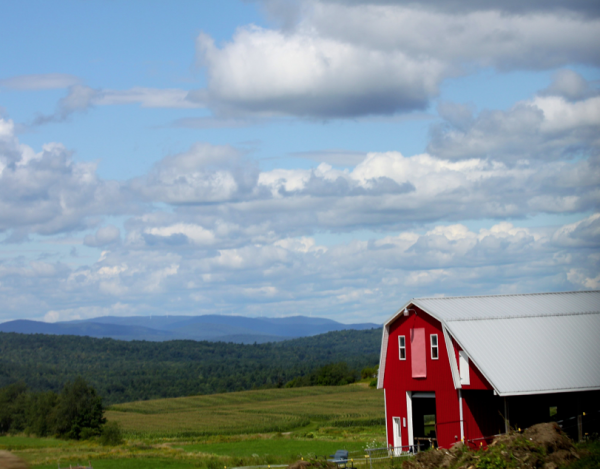 A lovely view of mountains and farmland on the Turner River Road. (Jane Knox/Belgrade Lakes)